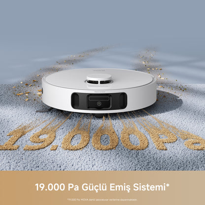 MOVA E40 Ultra 19.000 Pa güçlü robot süpürge emiş sistemi görseli