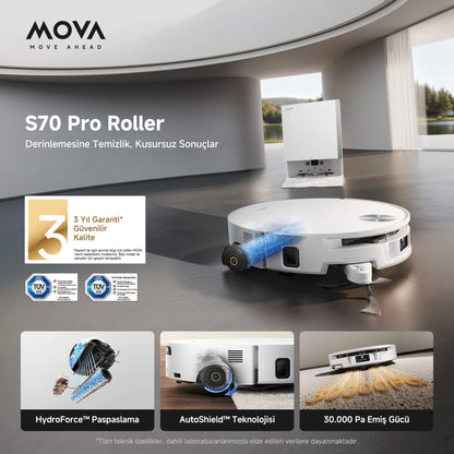 MOVA S70 Pro Roller Robot Süpürge