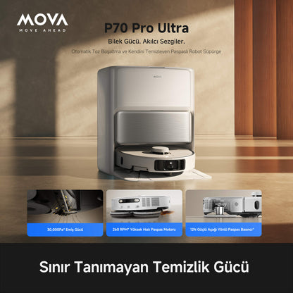 MOVA P70 Pro Ultra Robot Süpürge