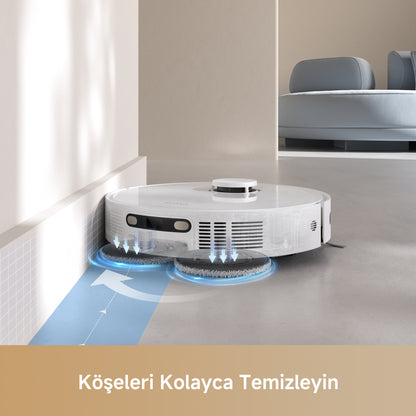 Çift Paspas Tasarımı ile Zor Ulaşılan Köşeleri Etkili Temizleyen MOVA E30 Ultra Robot Süpürge