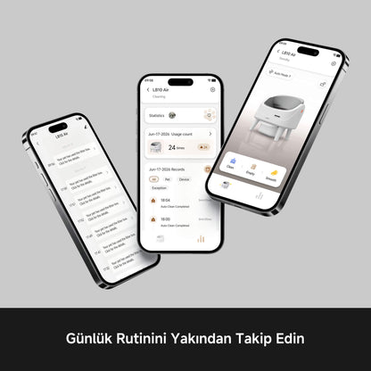 Mova LB10 Air Akıllı Kedi Tuvaleti