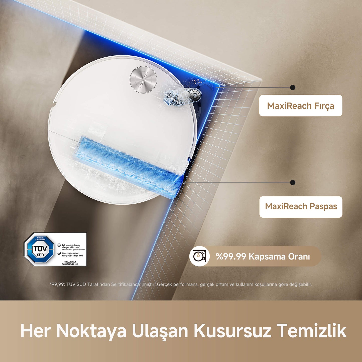 MOVA S70 Roller Robot Süpürge