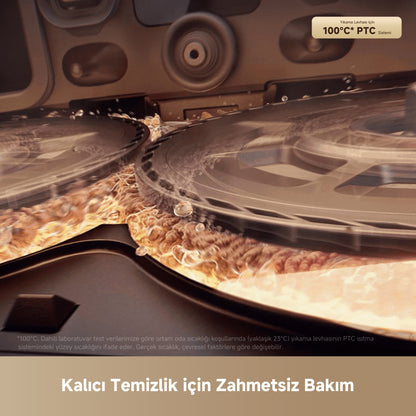 MOVA MOBIUS 60 Robot Süpürge Yıkama Levhası İçin 100°C PTC Sistemi