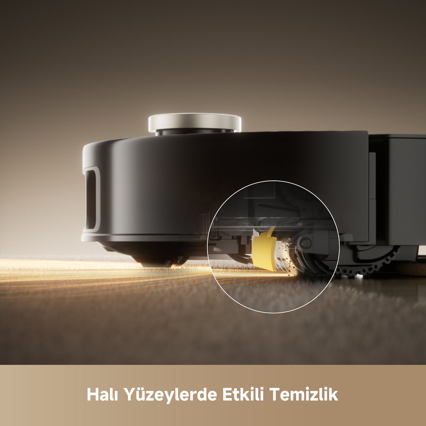 MOVA MOBIUS 60 Robot Süpürge Halı Yüzeylerde Etkili Temizlik