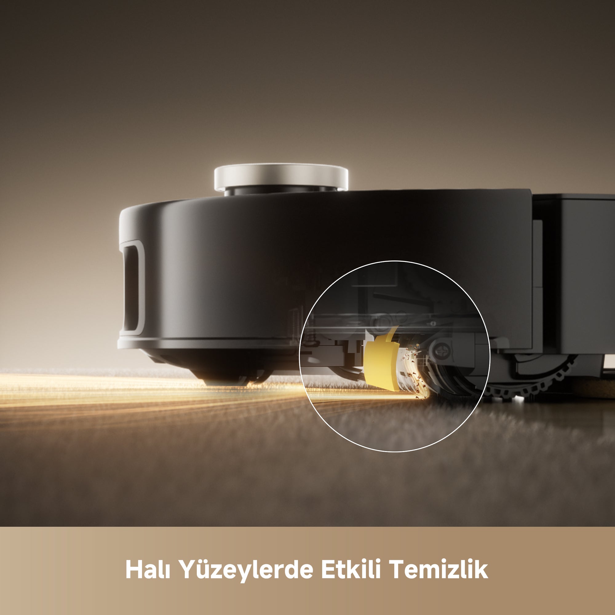 MOVA MOBIUS 60 Robot Süpürge Halı Yüzeylerde Etkili Temizlik