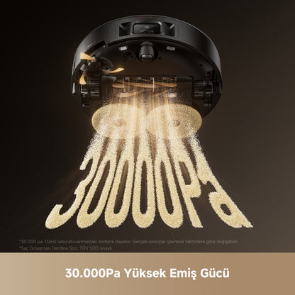 MOVA MOBIUS 60 Robot Süpürge 30.000 Pa Emiş Gücü 