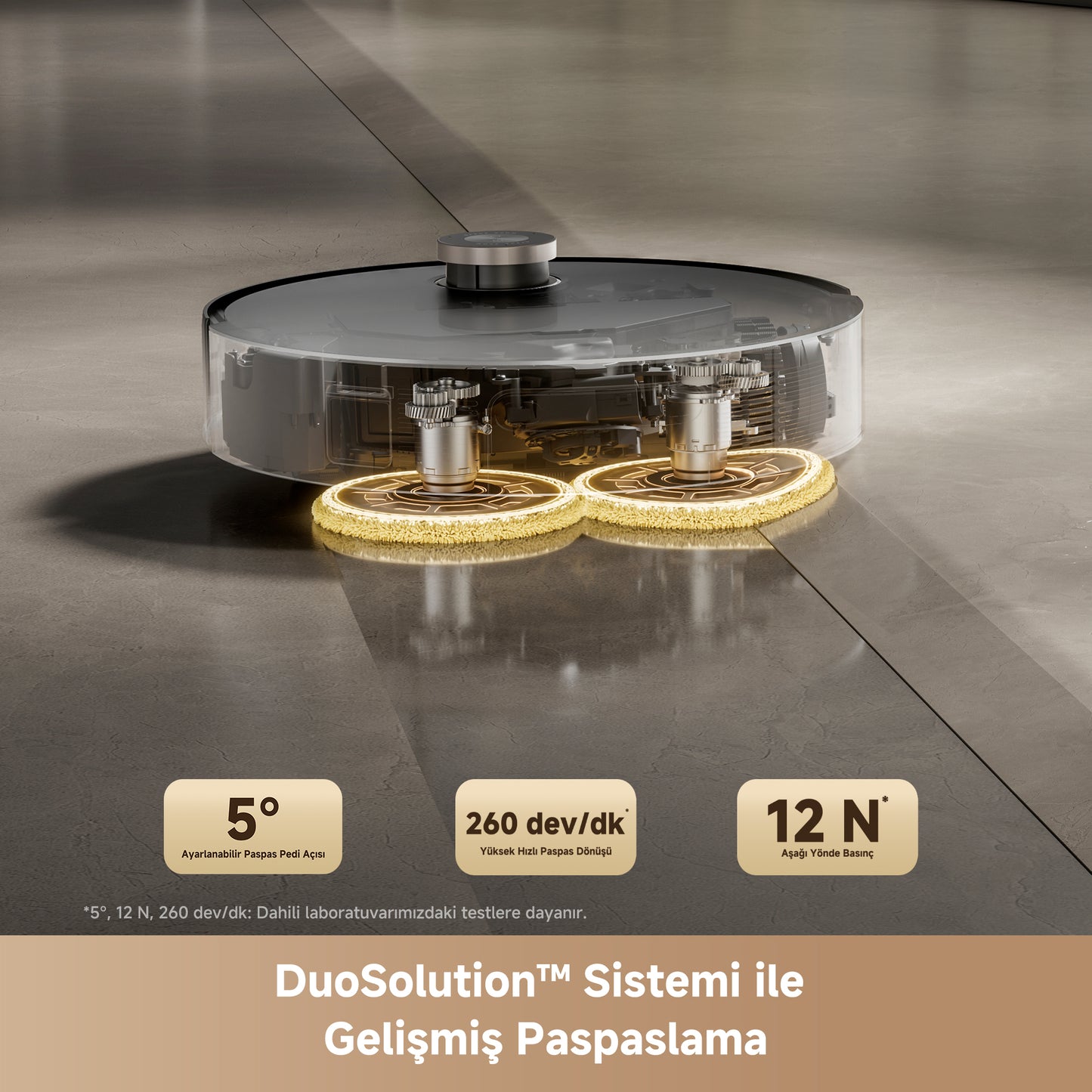 MOVA MOBIUS 60 Robot Süpürge FlexiPress Ped