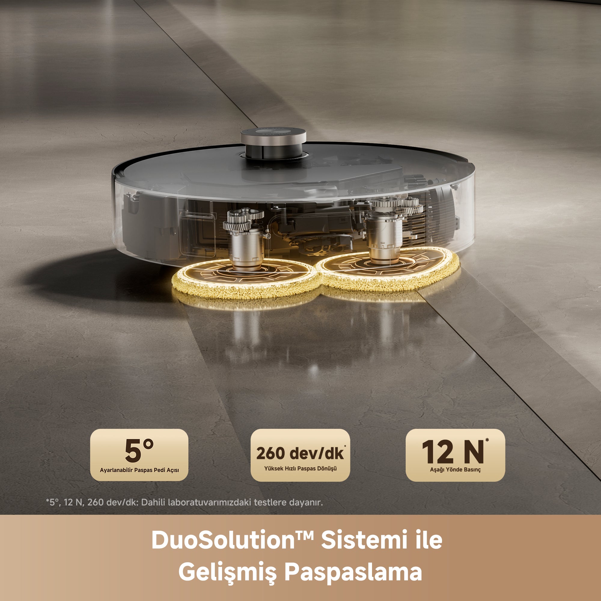 MOVA MOBIUS 60 Robot Süpürge FlexiPress Ped